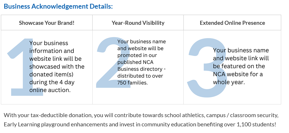 Business Acknowledgement Graphic