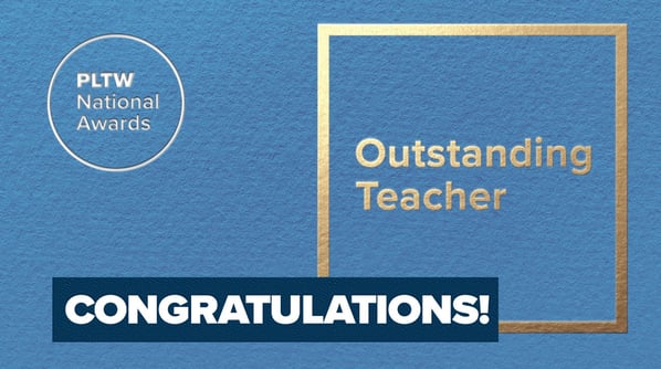 Raine Sherwood Earns PLTW Outstanding Teacher of the Year Award