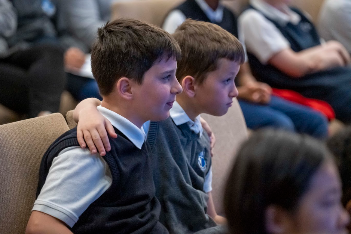 boys in chapel